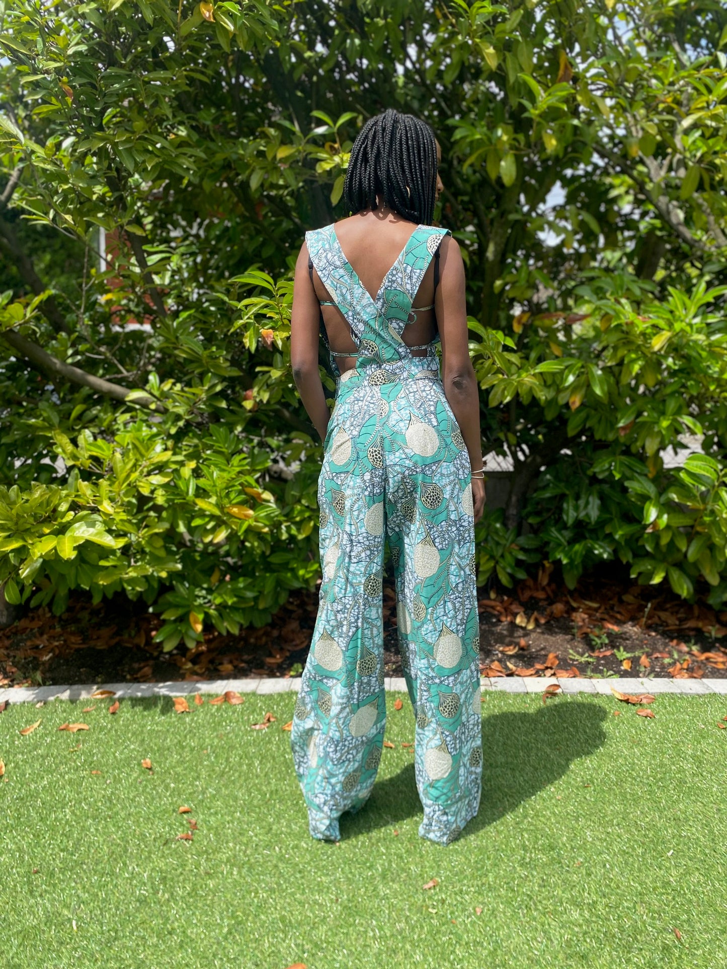 Combinaison wax dos entrelacé