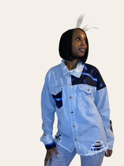 Chemise en jean femme