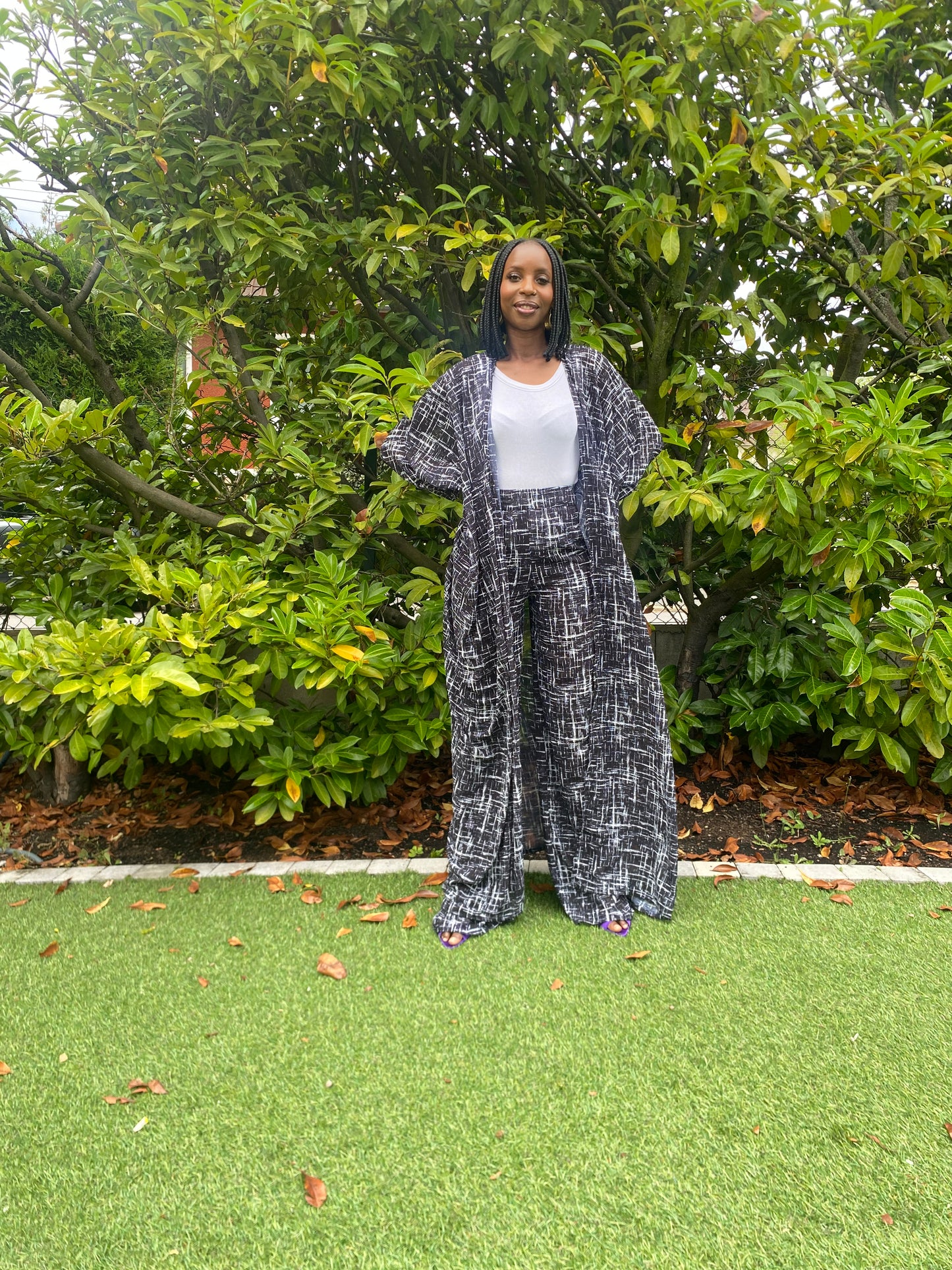 Ensemble kimono et pantalon