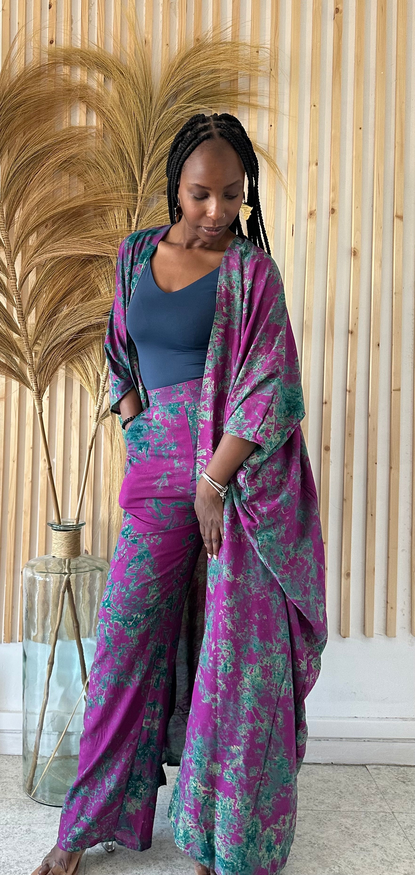 Ensemble kimono et pantalon